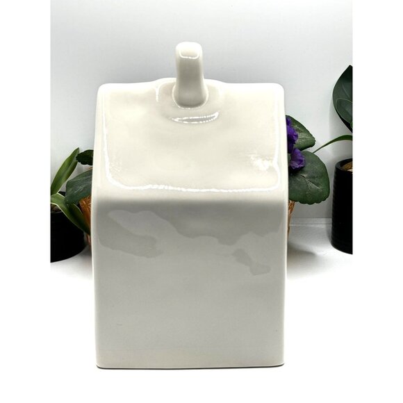 Rae Dunn Ceramic Birdhouse With "Peace" Design - Picture 7 of 9